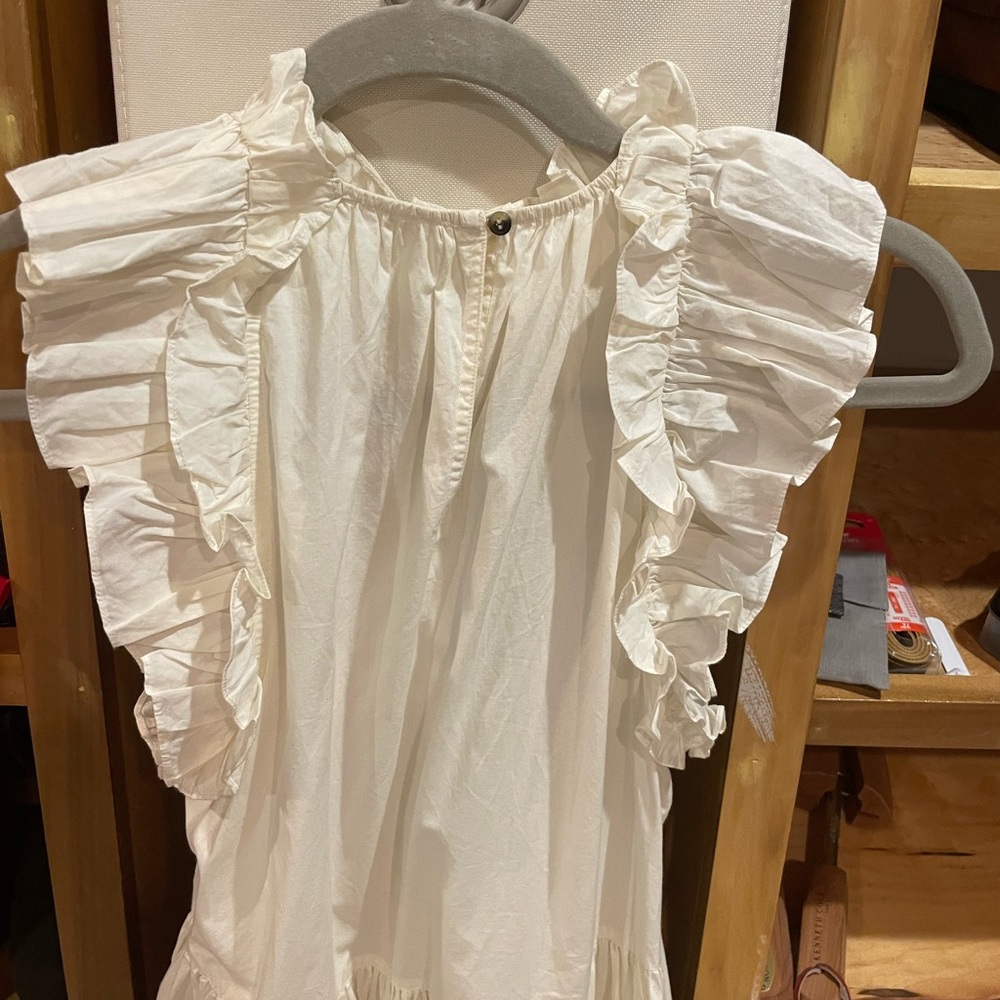 Ulla Johnson, tiered ruffle knee length dress, size 2.